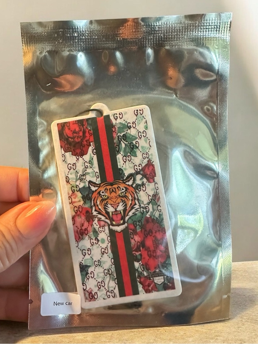 NIB Fashion GUCCI design Air Freshener; Scent New Car